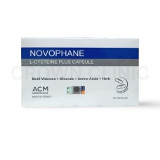 ACM Novophane L-Cysteine Plus Capsule 60 Capsules (multi-vitamins + minerals + amino acids + herb) Made in France